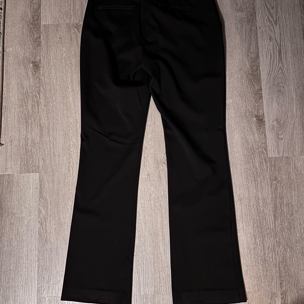 Express Columnist Barely Boot Black Pants, Size 1… - image 2